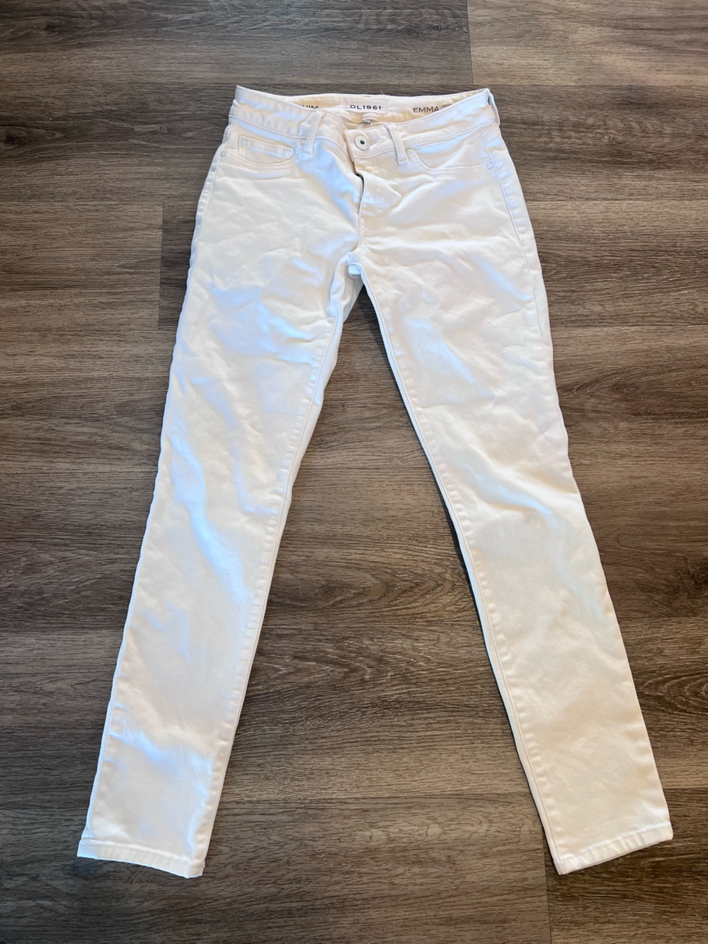 Women’s DL1961 Denim White Emma Power Legging Jeans size 27